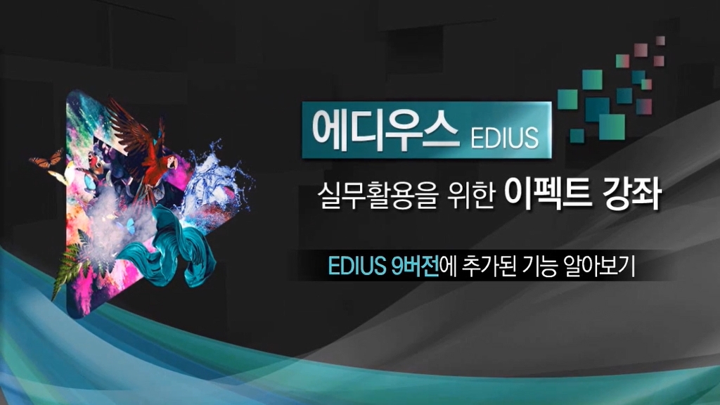 EDIUS 실무활용을 위한 이펙트 강좌 - 메인 이미지